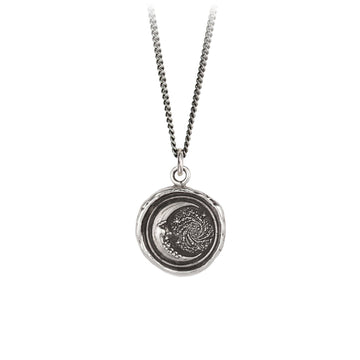 Pyrrha Sterling Trust the Universe 18 inch Necklace