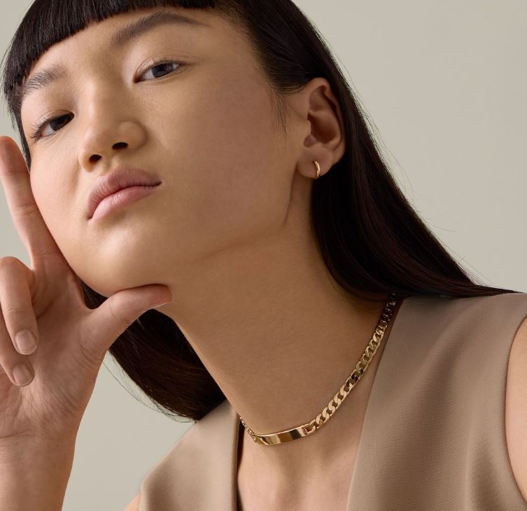 Jenny Bird Gold 'Simone' Choker