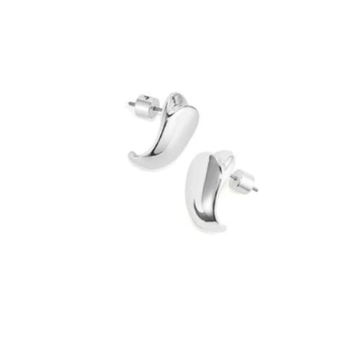 Jenny Bird Silver Studio Curl Earrings