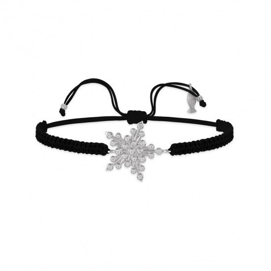 Kurshuni Silver Snowflake Bracelet