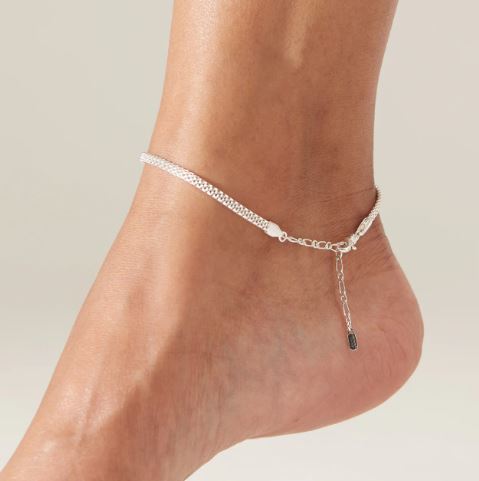 Jenny Bird Silver 'Maren' Anklet