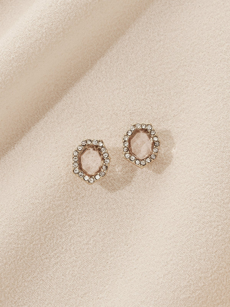Olive & Piper Gold 'Faith' Studs