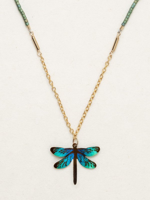 Holly Yashi Dragonfly Dreams Necklace Turquoise