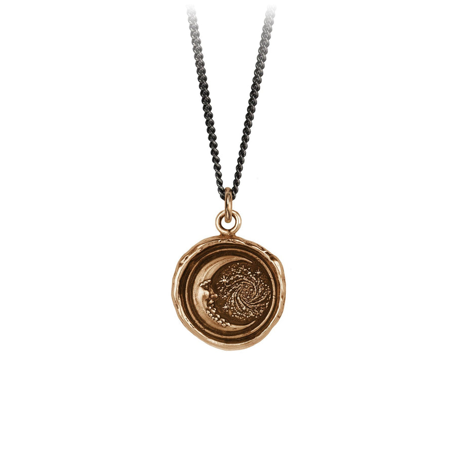 Pyrrha Bronze Trust the Universe 18 inch Necklace