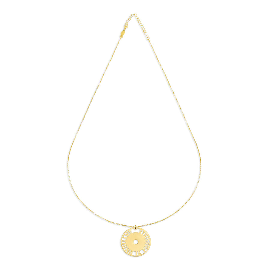 Kurshuni Gold Anything Is Possible Necklace