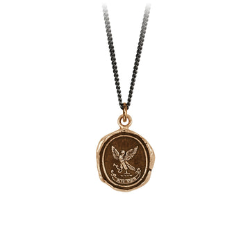 Custom Titanium USA Flag Necklace - Titanium Jewelry - Maven Metals