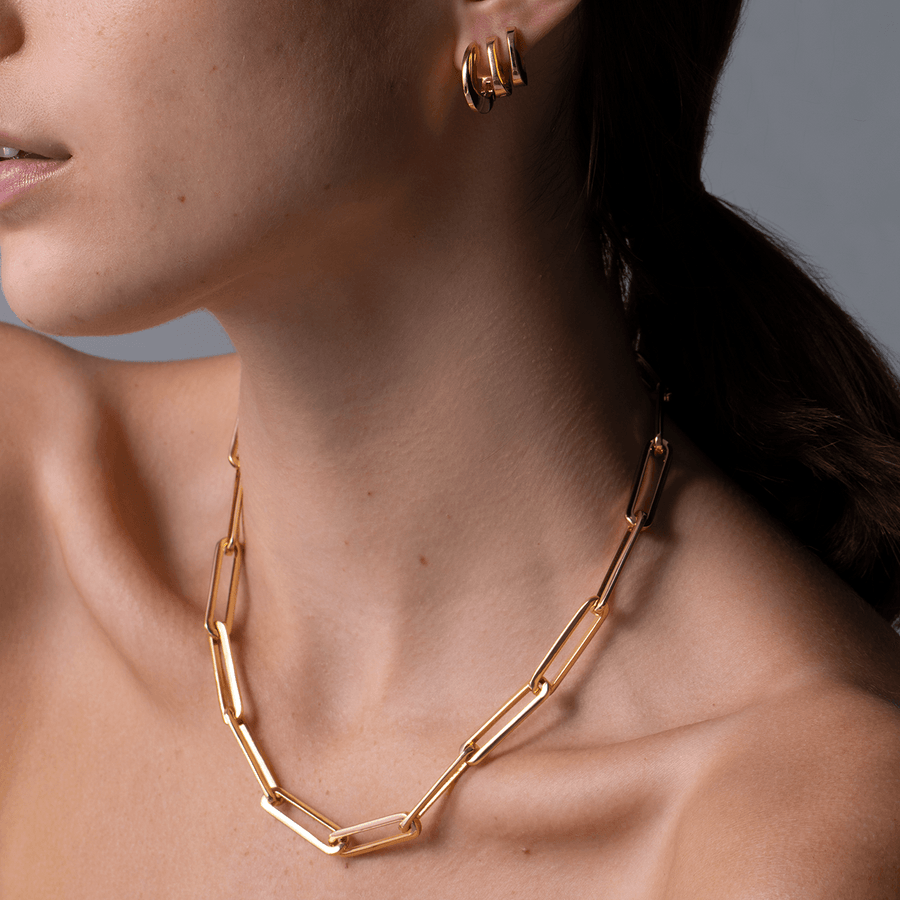 Jenny Bird Gold 'Stevie' Chain Necklace