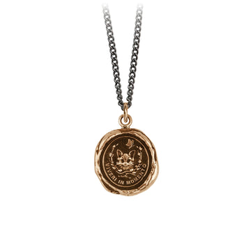 Pyrrha Bronze 'Live In The Moment' Necklace