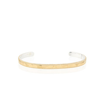 Anna Beck Gold Hammered Stacking Cuff Bracelet