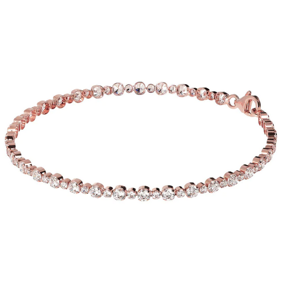 Bronzallure Alternating 6.5 Inch Tennis Bracelet