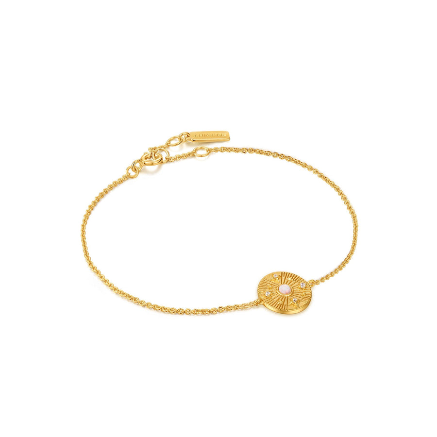 Ania Haie Gold Star Kyoto Opal Disc Bracelet
