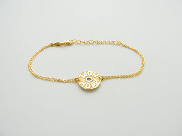 Kurshuni Gold Hope Bracelet