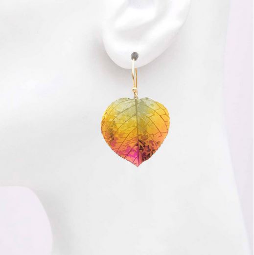 Holly Yashi Purple Blue 'Aspen' Earrings