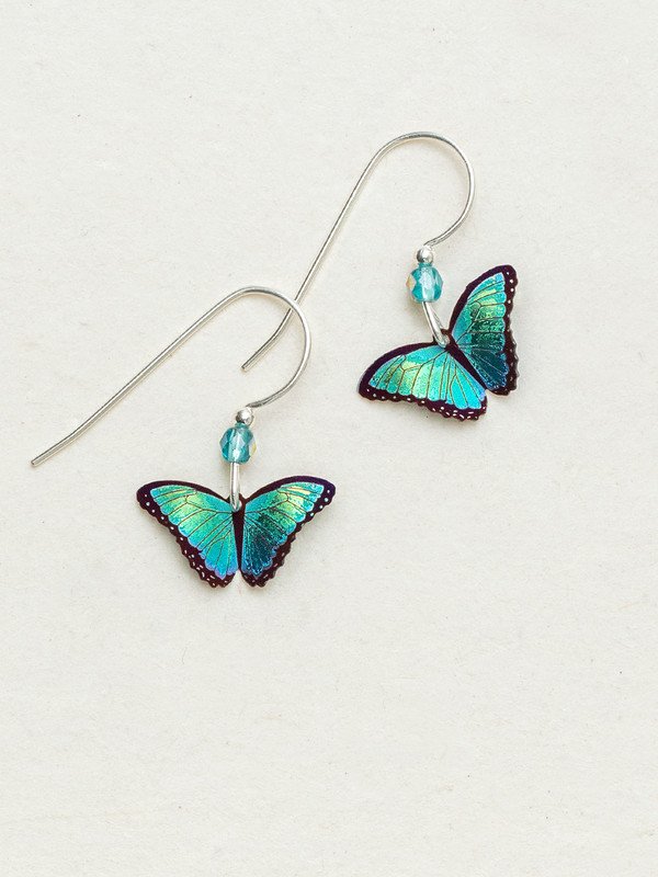 Holly Yashi Green Flash Petite 'Bella' Butterfly Earrings