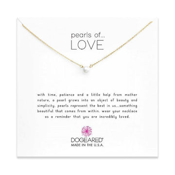 Dogeared Gold 'Pearls of Love' Necklace
