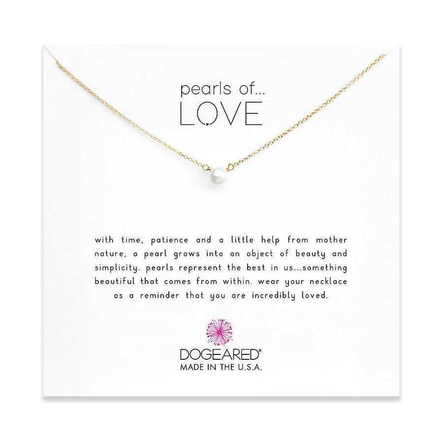 Dogeared Gold 'Pearls of Love' Necklace