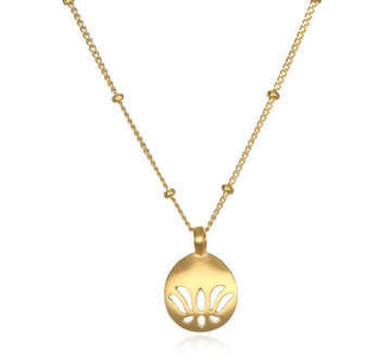Satya Open Lotus Necklace