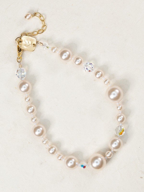 Holly Yashi Classic Pearl Bracelet White