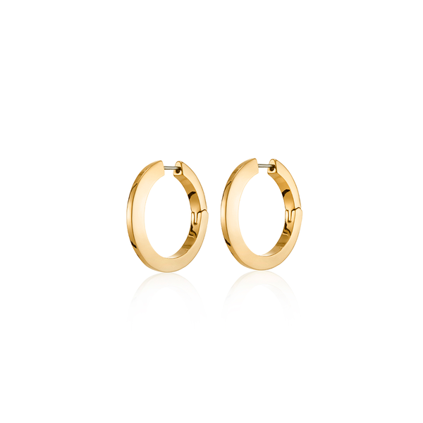 Jenny Bird Gold 'Toni' Hinged Hoop Earrings