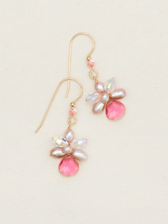 Holly Yashi Pink Remi Angel Earrings