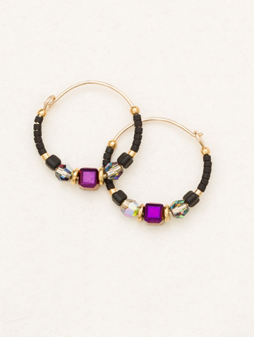 Holly Yashi Sonoma Petite Glass Bead Hoops