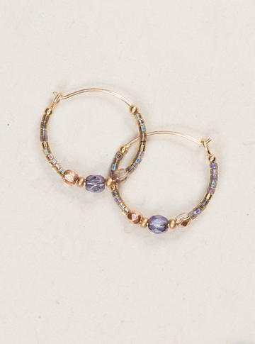 Holly Yashi Sonoma Petite Glass Bead Hoops