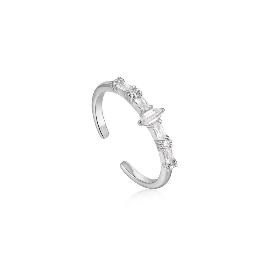 Ania Haie Silver Sparkle Multi Stone Ring