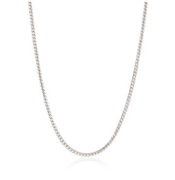 Jenny Bird Silver 'Priya' Snake Chain Necklace