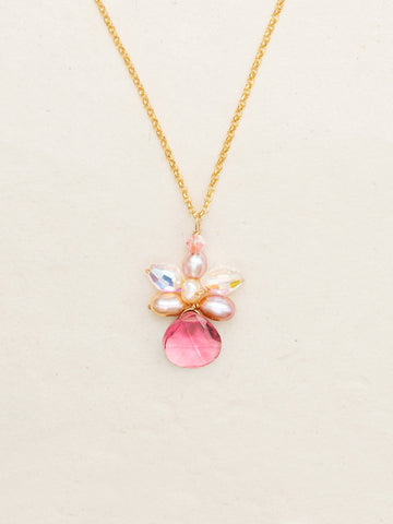 Holly Yashi Pink Remi Angel Necklace