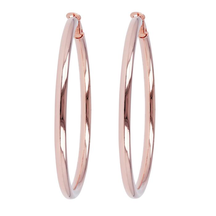 Bronzallure Large Round Hoop Earrings