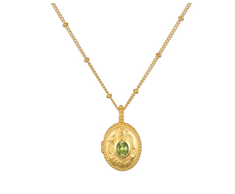 Satya August Peridot Birthstone Locket