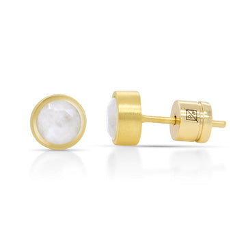 Dean Davidson Gold Moonstone Small Signature Studs